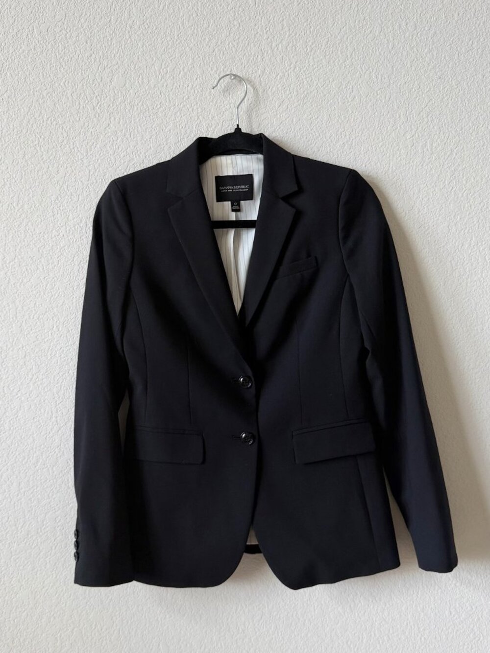 Banana Republic Long & Lean Blazer Black Size 0